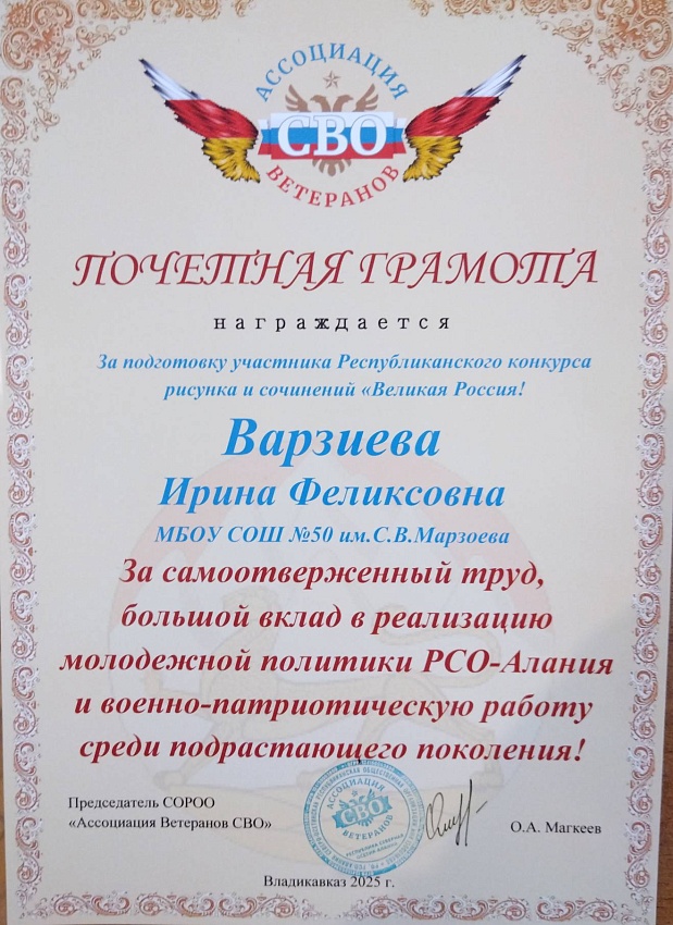 Достижения